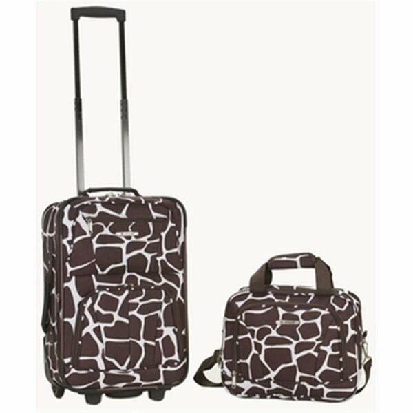 Rockland 2 PC GIRAFFE LUGGAGE SET - GIRAFFE F102-GIRAFFE